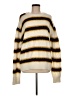 mnml Stripes Ivory Pullover Sweater Size M - photo 1