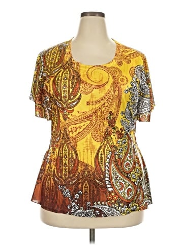 Appropriate Behavior Short Sleeve Blouse (view 1)
