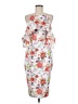 ASOS Floral White Cocktail Dress Size 6 - photo 1
