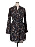 Nine Britton 100% Polyester Paisley Blue Casual Dress Size L - photo 1