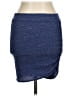 Free People Solid Blue Casual Skirt Size M - photo 1