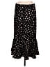 Messini Polka Dots Black Casual Skirt Size L - photo 1