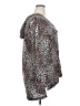 New York Laundry Animal Print Silver Long Sleeve Blouse Size 2X - photo 4