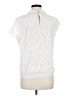 Karl Lagerfeld Paris Ivory Short Sleeve Blouse Size M - photo 2