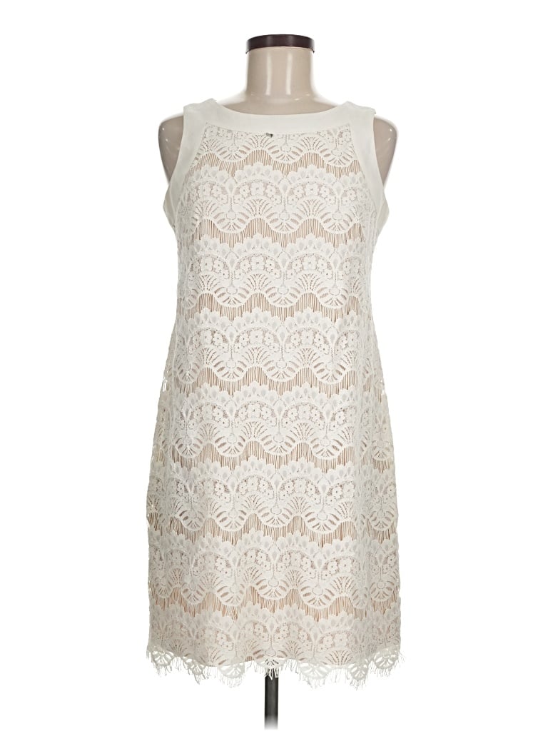 Pre-owned Jessica Howard Cocktail Dress In Ivory