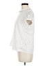 Karl Lagerfeld Paris Ivory Short Sleeve Blouse Size M - photo 5