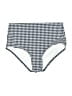 LOFT Beach Checkered-gingham Blue Swimsuit Bottoms Size M - photo 1