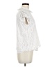 Karl Lagerfeld Paris Ivory Short Sleeve Blouse Size M - photo 4