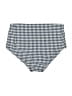 LOFT Beach Checkered-gingham Blue Swimsuit Bottoms Size M - photo 2