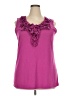 Design History Purple Sleeveless Blouse Size 2X - photo 1