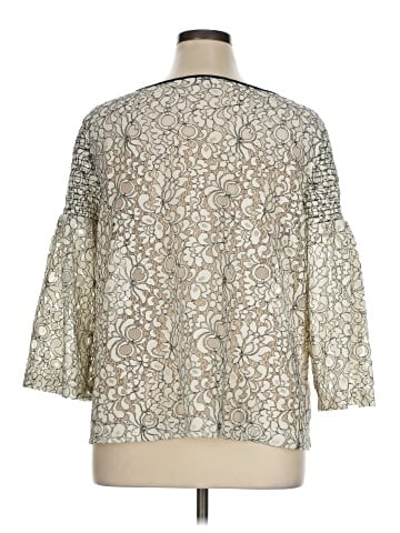 Ann Taylor LOFT 3/4 Sleeve Blouse (view 2)