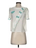 Assorted Brands Ivory Short Sleeve Blouse Size S - photo 1