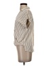 Be Cool Ivory Short Sleeve Blouse Size S - photo 5