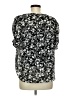 J.Crew 100% Polyester Black Short Sleeve Blouse Size M - photo 2