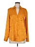 Candie's Animal Print Gold Long Sleeve Blouse Size M - photo 1