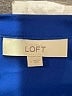 Ann Taylor LOFT 100% Polyester Blue Sleeveless Blouse Size L - photo 7
