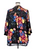 Violet & Claire Floral Black 3/4 Sleeve Blouse Size 2X - photo 2