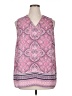Violet & Claire 100% Polyester Pink Sleeveless Blouse Size 1X - photo 1