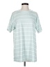 Shein Stripes Teal Short Sleeve T-Shirt Size XS - photo 1
