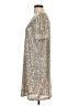 Cable & Gauge Metallic Silver Cocktail Dress Size L - photo 5