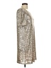 Cable & Gauge Metallic Silver Cocktail Dress Size L - photo 4
