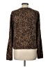 Gap Animal Print Brown Pullover Sweater Size L - photo 2