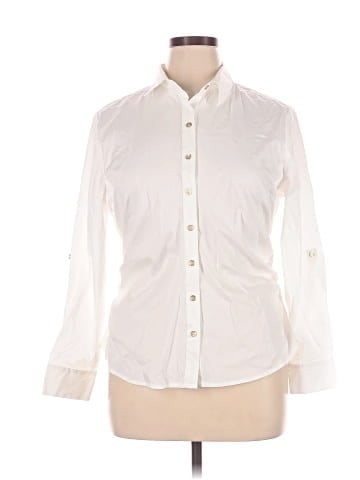 New York & Company Long Sleeve Button-Down Shirt (view 1)