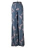Billy T Floral Blue Casual Pants Size M - photo 2