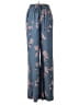 Billy T Floral Blue Casual Pants Size M - photo 1