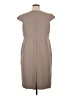 Talbots 100% Polyester Solid Tan Casual Dress Size 14 - photo 2