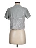 Shein 100% Polyamide Gray Short Sleeve T-Shirt Size 6 - photo 2