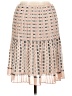 Max Studio 100% Polyester Print Tan Casual Skirt Size L - photo 2