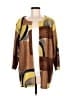 Chico's 100% Polyester Brown Cardigan Size Med (1) - photo 1