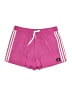 Adidas Stripes Pink Athletic Shorts Size L - photo 1