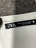 Zara Solid White Casual Dress Size M - photo 7
