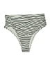 Shein Stripes Ivory Swimsuit Bottoms Size M - photo 1