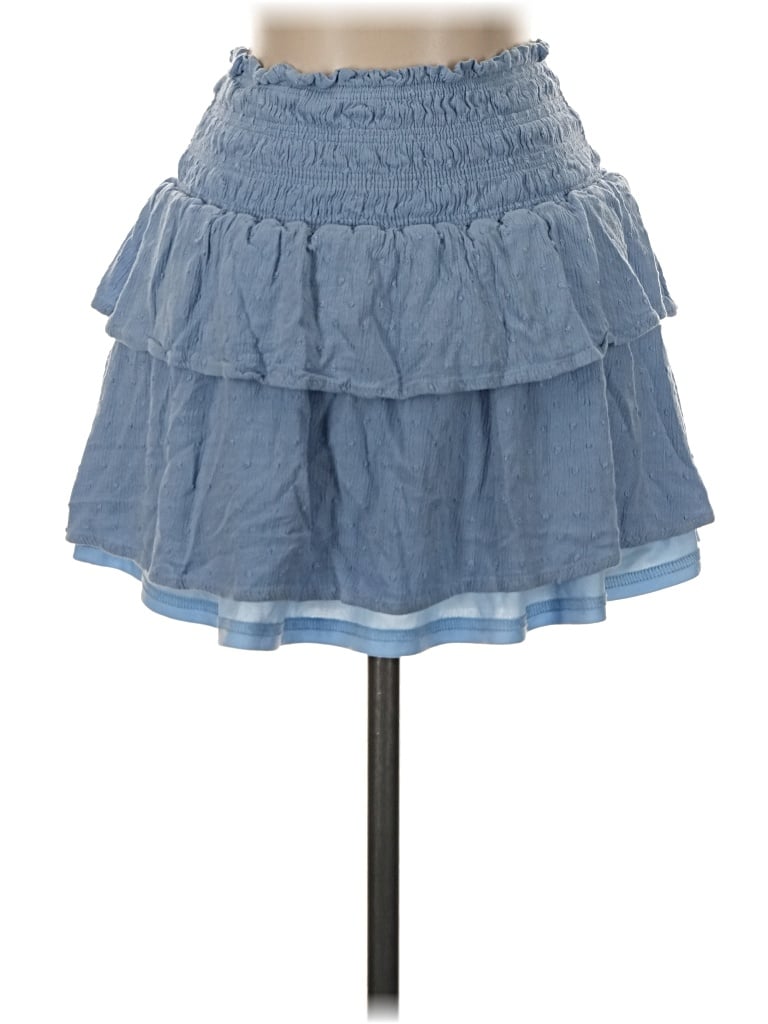 Pre-owned Altar'd State Denim Skirt In Blue