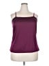Faded Glory 100% Polyester Burgundy Tank Top Size 2X - photo 1