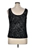 Alex Evenings Black Sleeveless Top Size 1X - photo 2