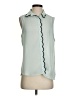 Laundry by Shelli Segal 100% Polyester Green Teal Sleeveless Blouse Size S - photo 1