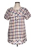 Assorted Brands Ivory Short Sleeve Blouse Size L - photo 1