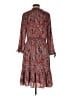 Talbots Paisley Burgundy Casual Dress Size M - photo 2