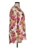 Kut from the Kloth 100% Polyester Floral Pink Long Sleeve Blouse Size XL - photo 4