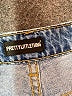 PrettyLittleThing Blue Denim Shorts Size L (estimated) - photo 4