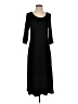 HOTOUCH Solid Black Casual Dress Size S - photo 1