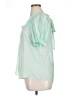 Peach Green Short Sleeve Blouse Size 1X - photo 5