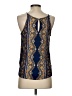 Renee C. Blue Sleeveless Blouse Size S - photo 2