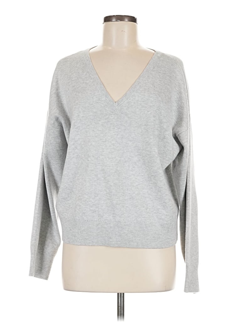Pre-owned Express Pullover Sweater In Gray