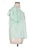 Peach Green Short Sleeve Blouse Size 1X - photo 4