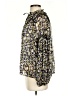 Calligraphie 100% Polyester Floral Gold 3/4 Sleeve Blouse Size S - photo 5